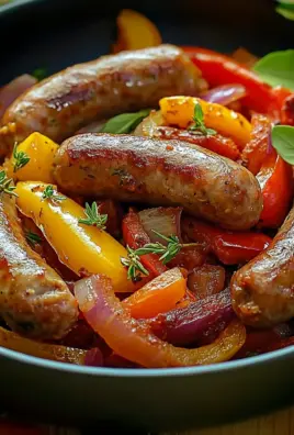 Italienische Wurst mit Paprika und Zwiebeln 26 Italienische Wurst mit Paprika und Zwiebeln