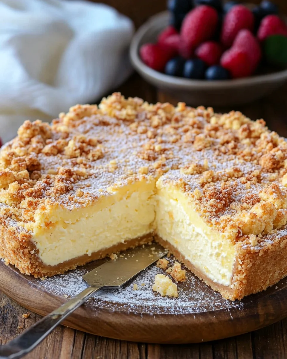 K&auml;sekuchen mit Streusel