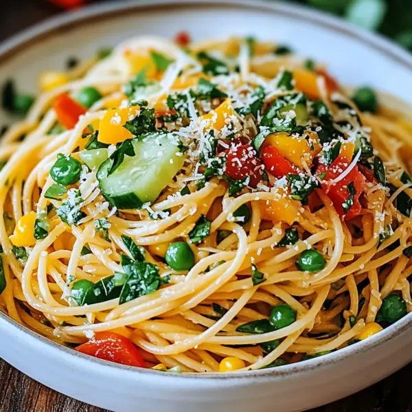 Kalifornischer Spaghetti-Salat
