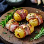 Kartoffeln im Speckmantel