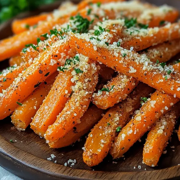 Knoblauch-Parmesan-Ofenkarotten