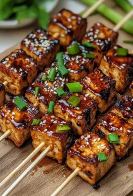 Knoblauch-Soja-Glasierte Tofu-Spieße 21 Knoblauch-Soja-Glasierte Tofu-Spieße