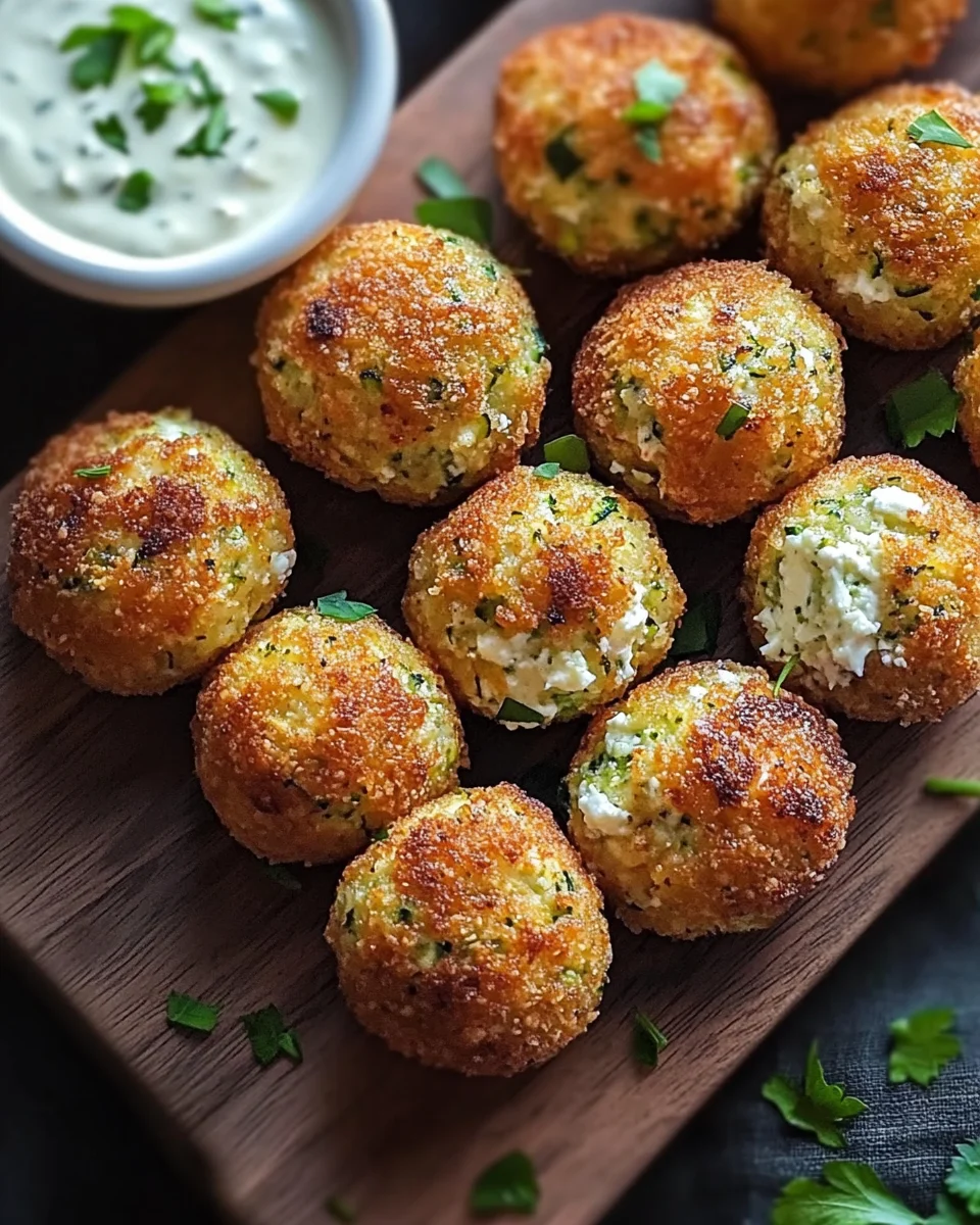 Homepage 3 Knusprige Zucchini-Feta-Bällchen aus dem Ofen genießen!