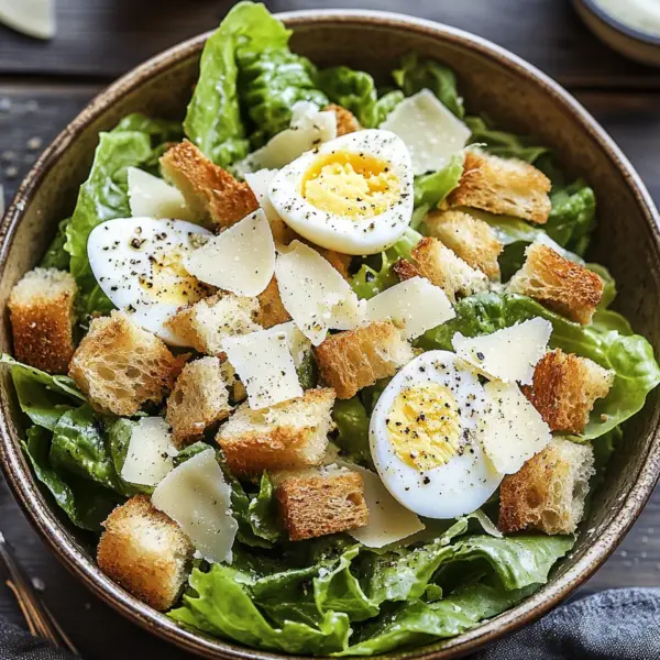 Knuspriger Caesar-Salat