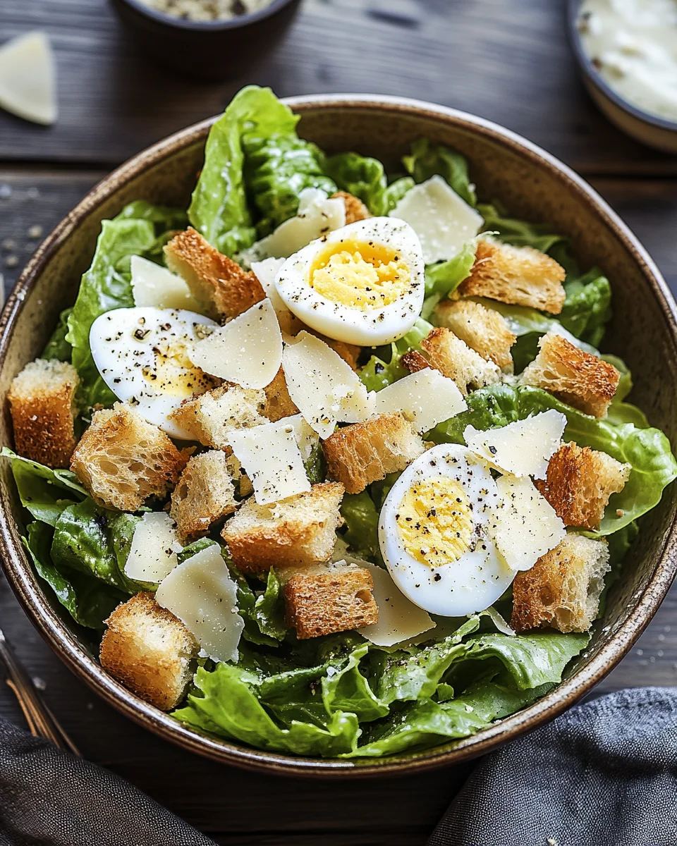 Knuspriger Caesar-Salat