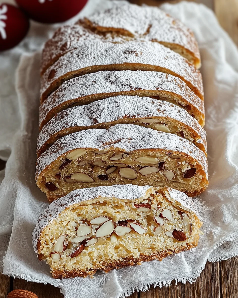 Mandel-Marzipan-Stollen 25 Mandel-Marzipan-Stollen