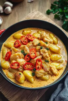 Paprika-Sahne-Hähnchen mit Gnocchi 24 Paprika-Sahne-Hähnchen mit Gnocchi