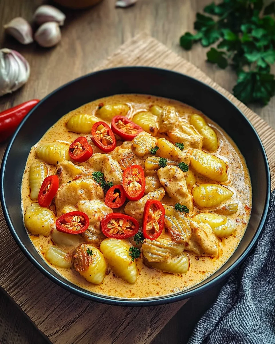 Paprika-Sahne-Hähnchen mit Gnocchi 21 Paprika-Sahne-Hähnchen mit Gnocchi