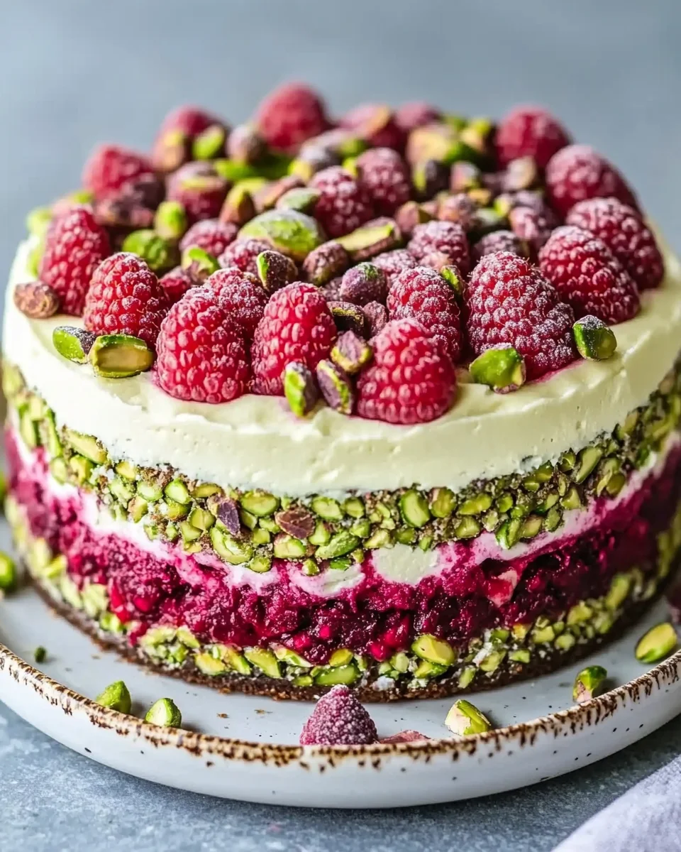 Homepage 2 Pistazien-Himbeer-Torte mit Mascarpone-Creme