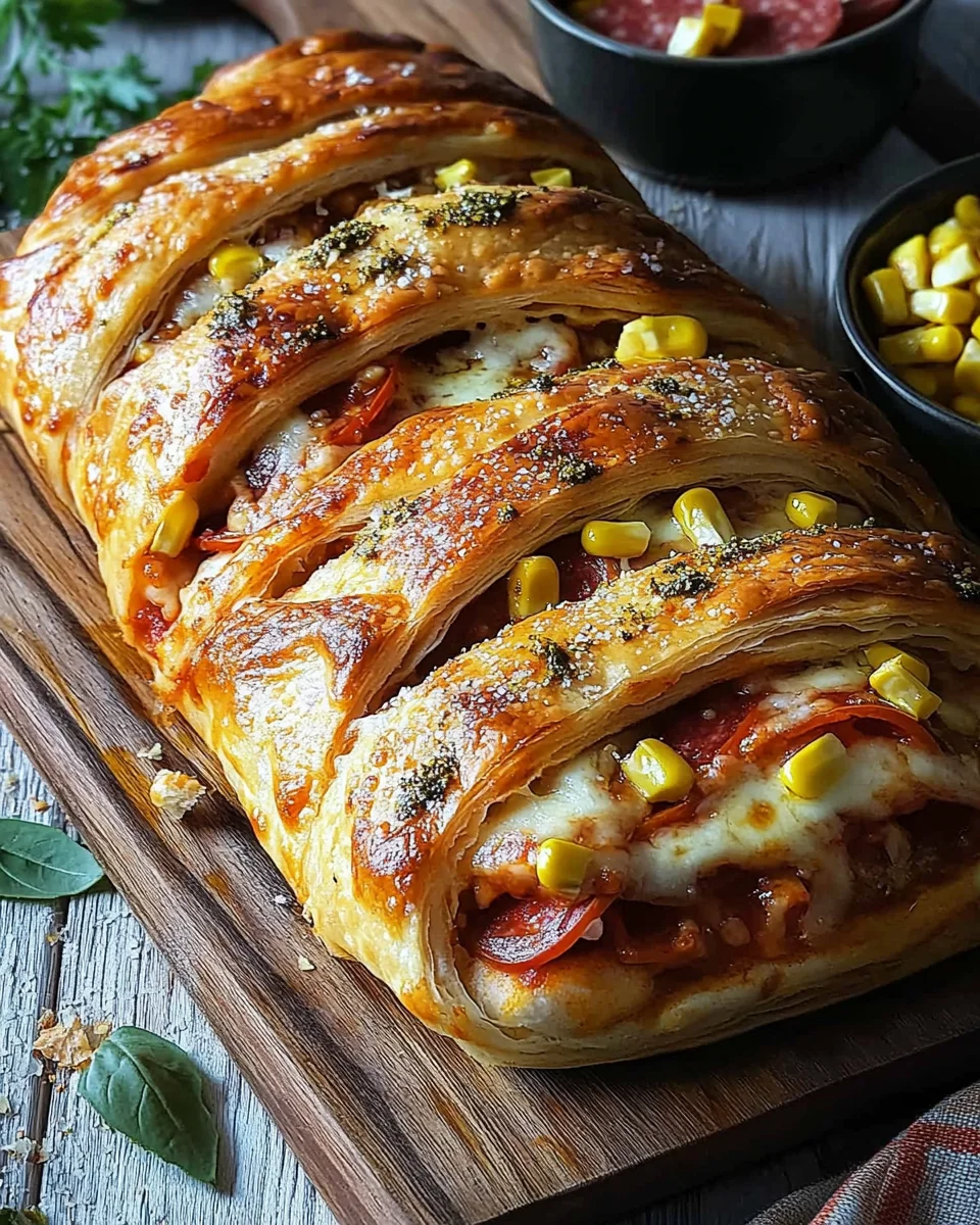 Pizza-Strudel