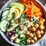 Quinoa-Gem&uuml;se-Bowl mit Tahini-Dressing