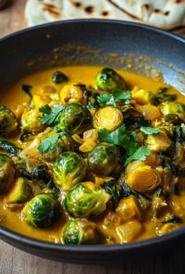 Rosenkohl-Curry mit Kichererbsen