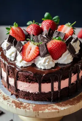 Saftige Erdbeer-Schoko-Torte 25 Saftige Erdbeer-Schoko-Torte
