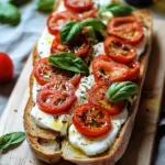 Schnelles Tomaten-Mozzarella-Baguette
