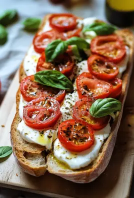 Schnelles Tomaten-Mozzarella-Baguette