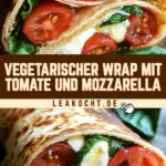 Vegetarischer Wrap mit Tomate und Mozzarella 19 Pinterest Hidden Image