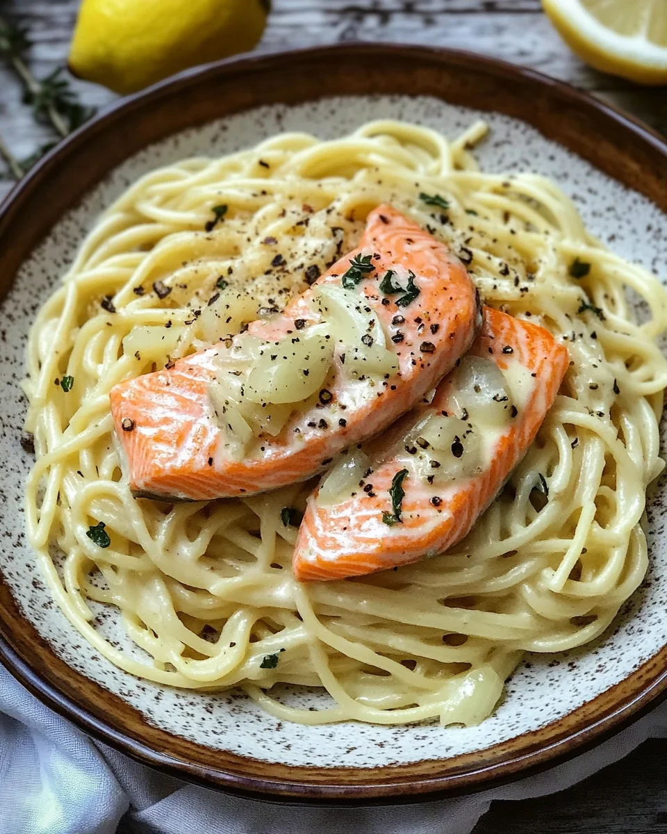 Zitronen Lachs Pasta 17 Zitronen