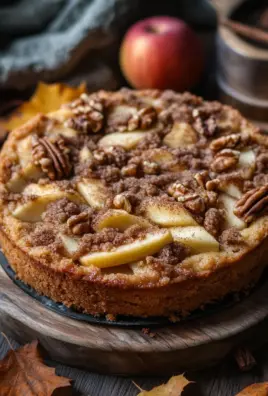 Apfel-Walnuss-Streusel-Kuchen