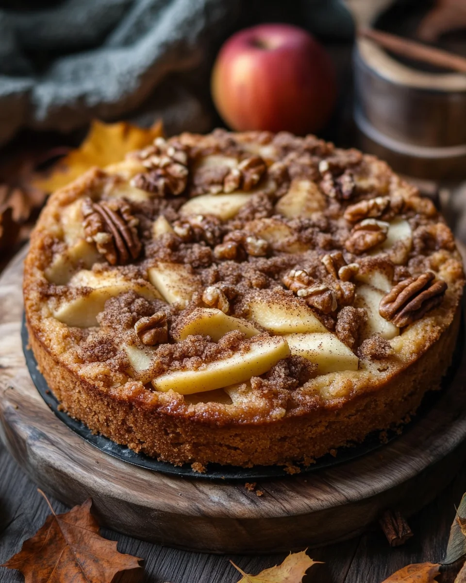 Apfel-Walnuss-Streusel-Kuchen