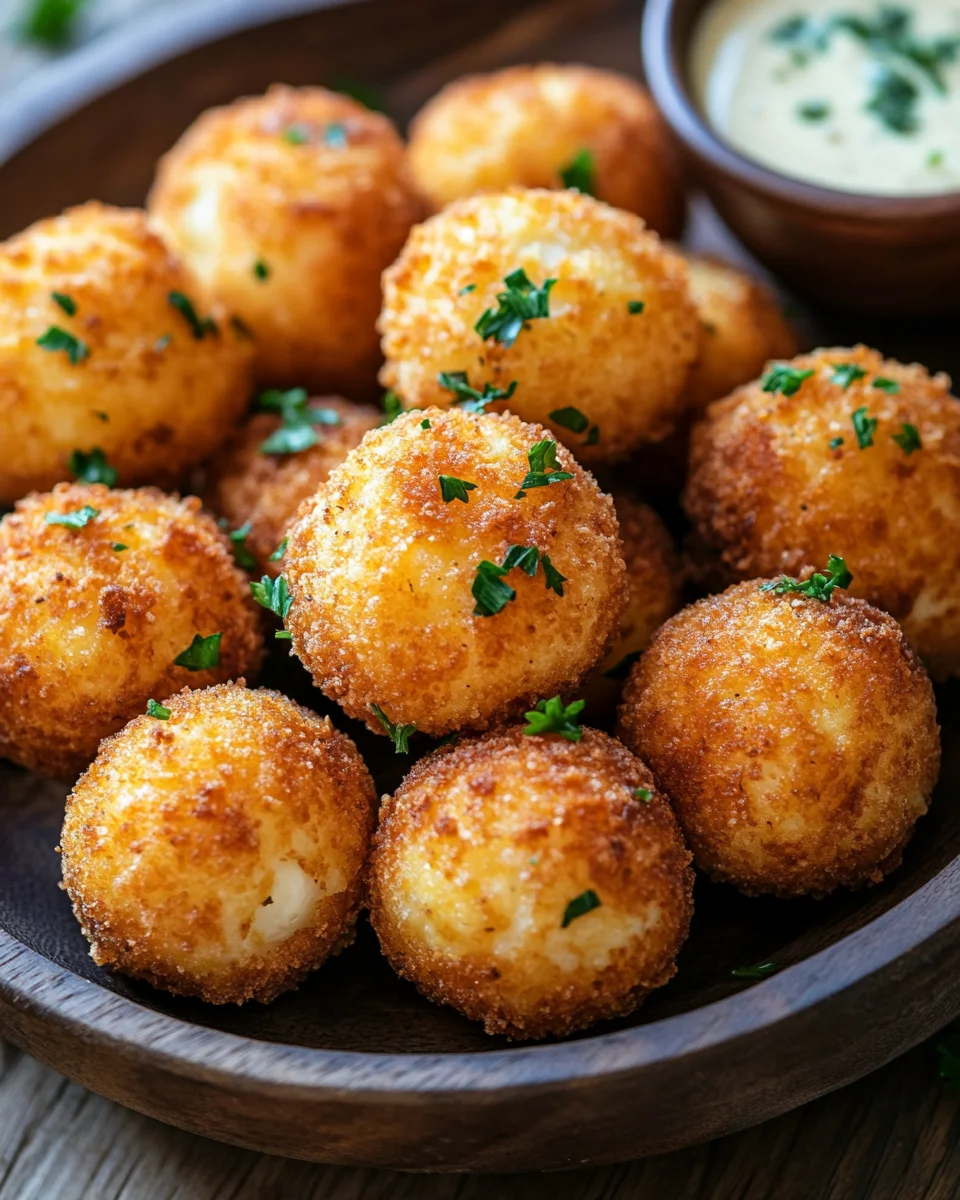Blumenkohl-Mozzarella-B&auml;llchen