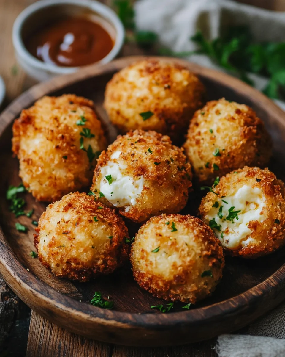 Blumenkohl-Mozzarella-Bällchen