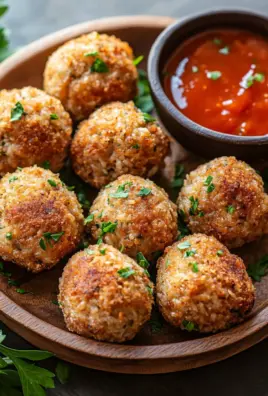 Crispy Rice Meatballs from the Air Fryer