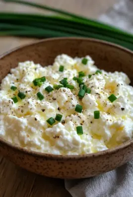 Eiersalat aus körnigem Frischkäse