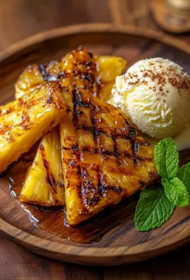 Gegrillte Ananas mit Honig & Zimt