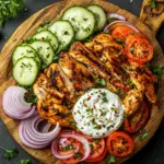 Ger&ouml;stetes H&auml;hnchen Shawarma Gyros