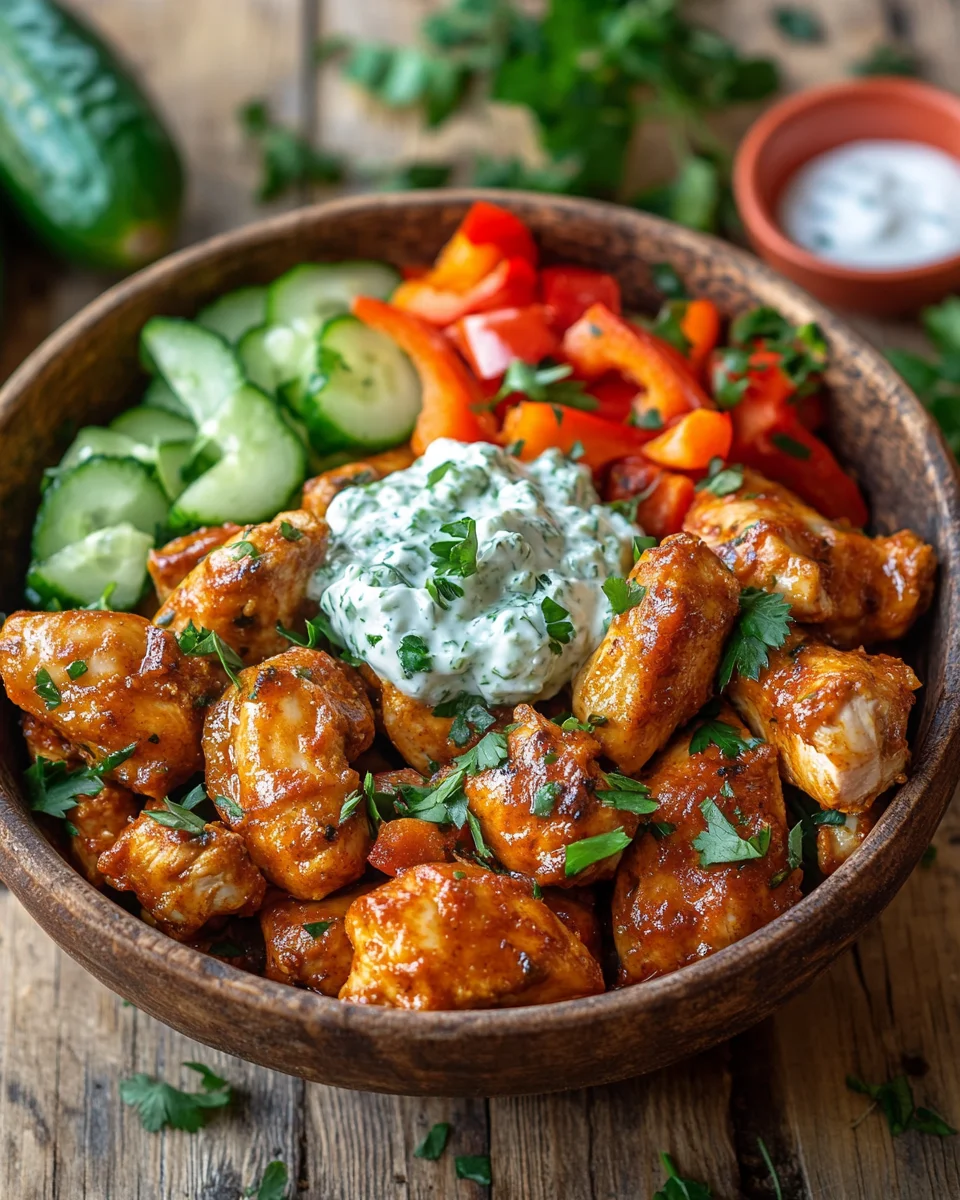 Griechische Hähnchen-Tzatziki-Bowl 21 Griechische Hähnchen-Tzatziki-Bowl