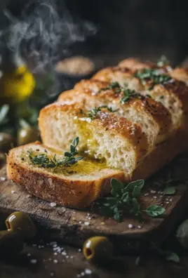 Grillbrot mit Olivenöl und Meersalz