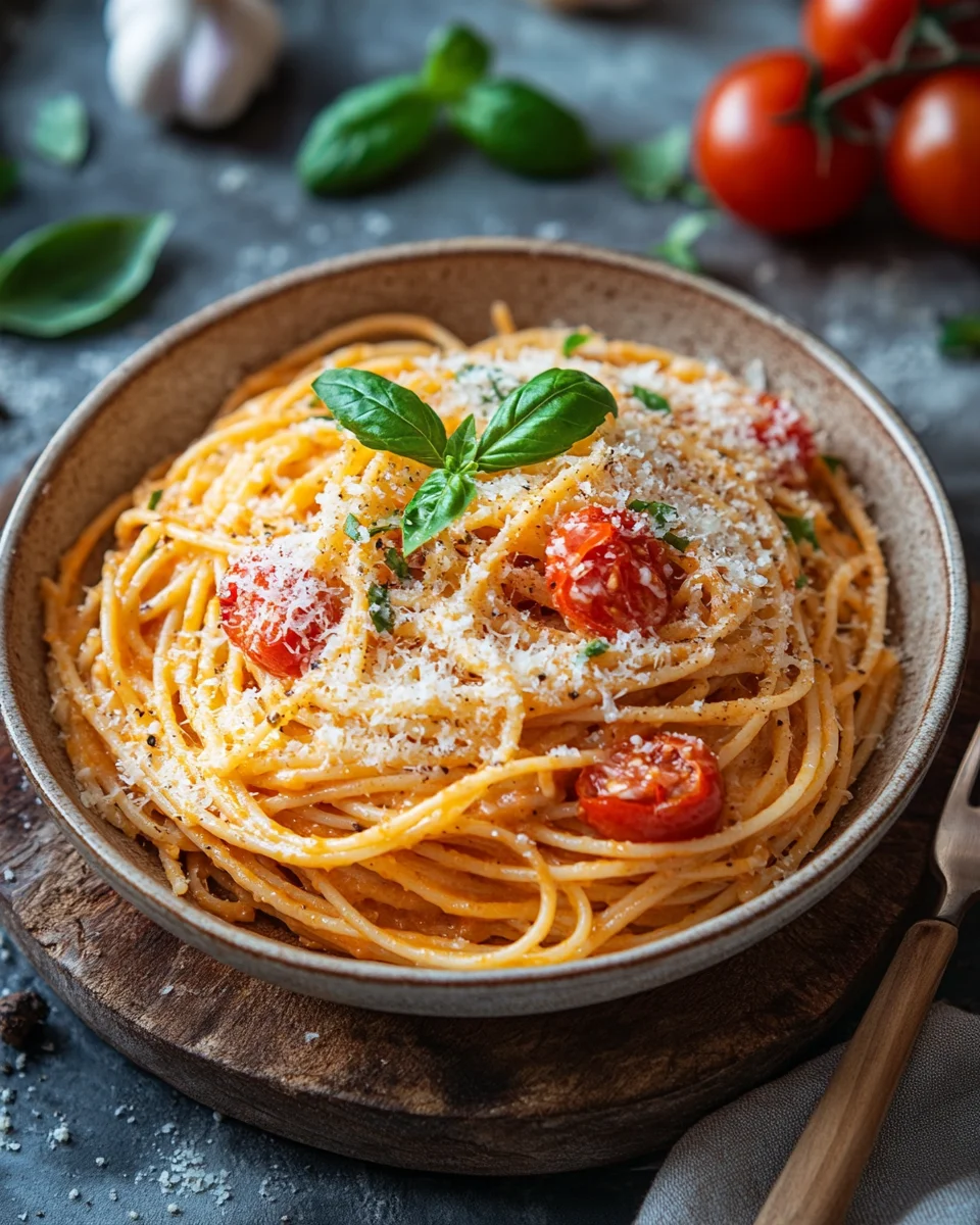 Knoblauch-Parmesan-Nudeln