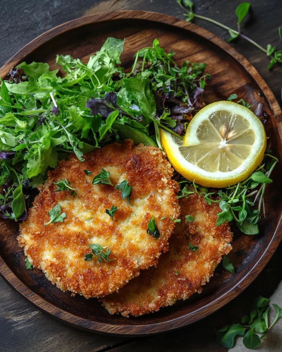 Knuspriges Kohlrabischnitzel