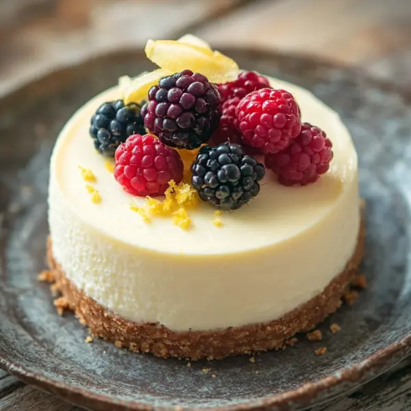 mein klassischer kleiner Käsekuchen