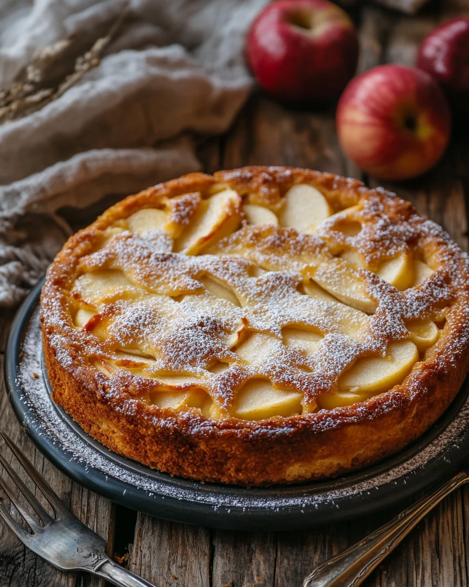 Omas versunkener Apfelkuchen