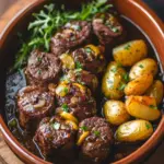 Rouladentopf aus dem Backofen