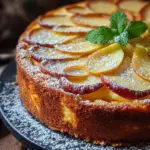 Saftiger Apfelkuchen mit Pudding