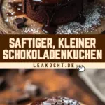 Saftiger, kleiner Schokoladenkuchen 18 Pinterest Hidden Image