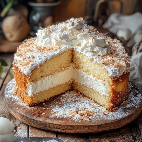Saftiger Kokosnusskuchen