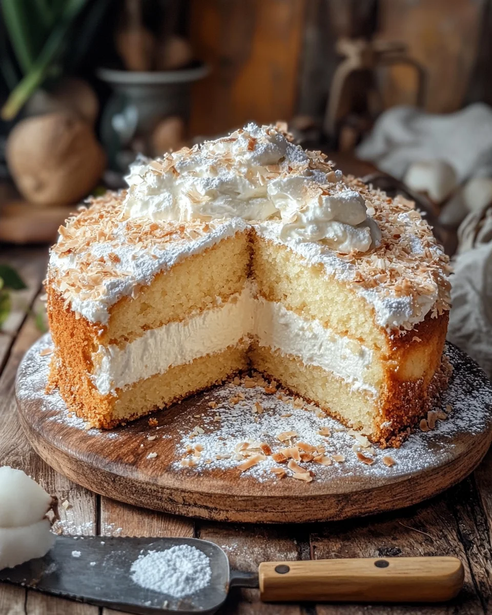 Saftiger Kokosnusskuchen