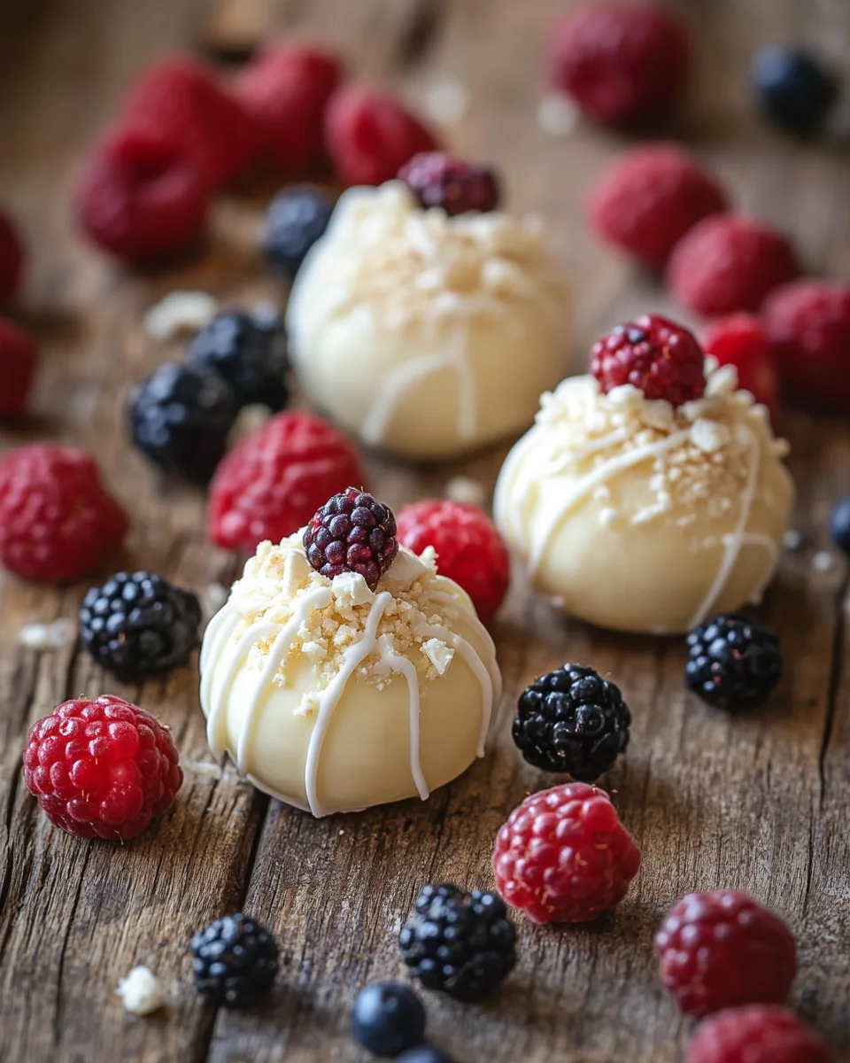 Schnelle Käsekuchen-Kugeln