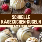 Schnelle Käsekuchen-Kugeln 14 Pinterest Hidden Image