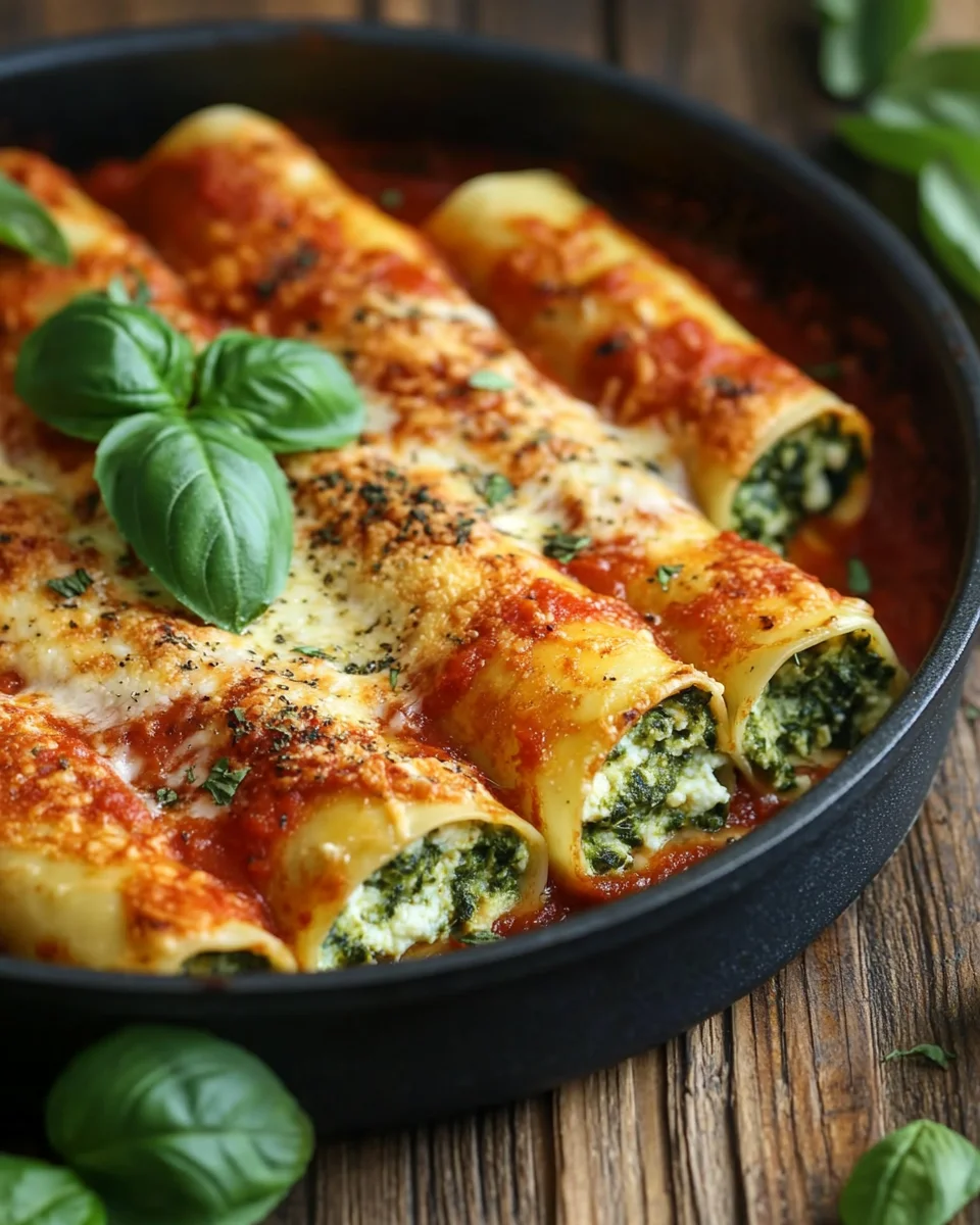 Spinat-Ricotta-Cannelloni