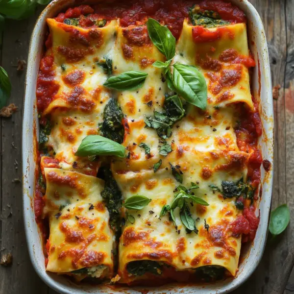 Spinat-Ricotta-Cannelloni