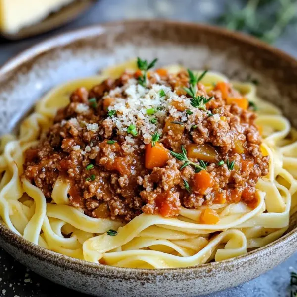 Weiße Bolognese