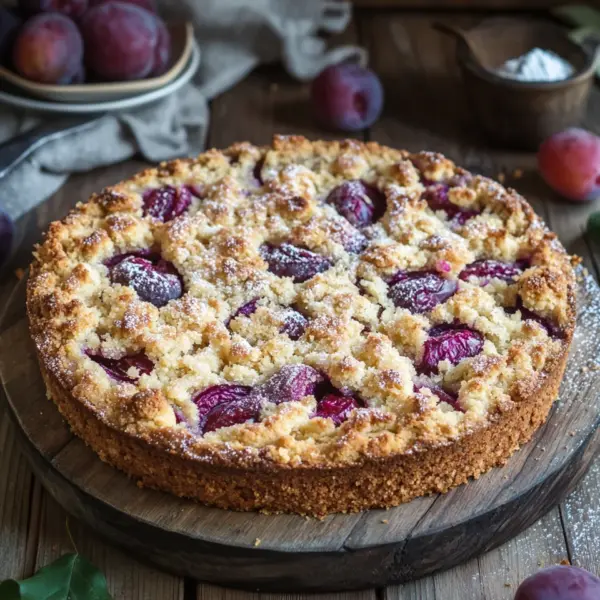 Zwetschgenkuchen mit Streusel